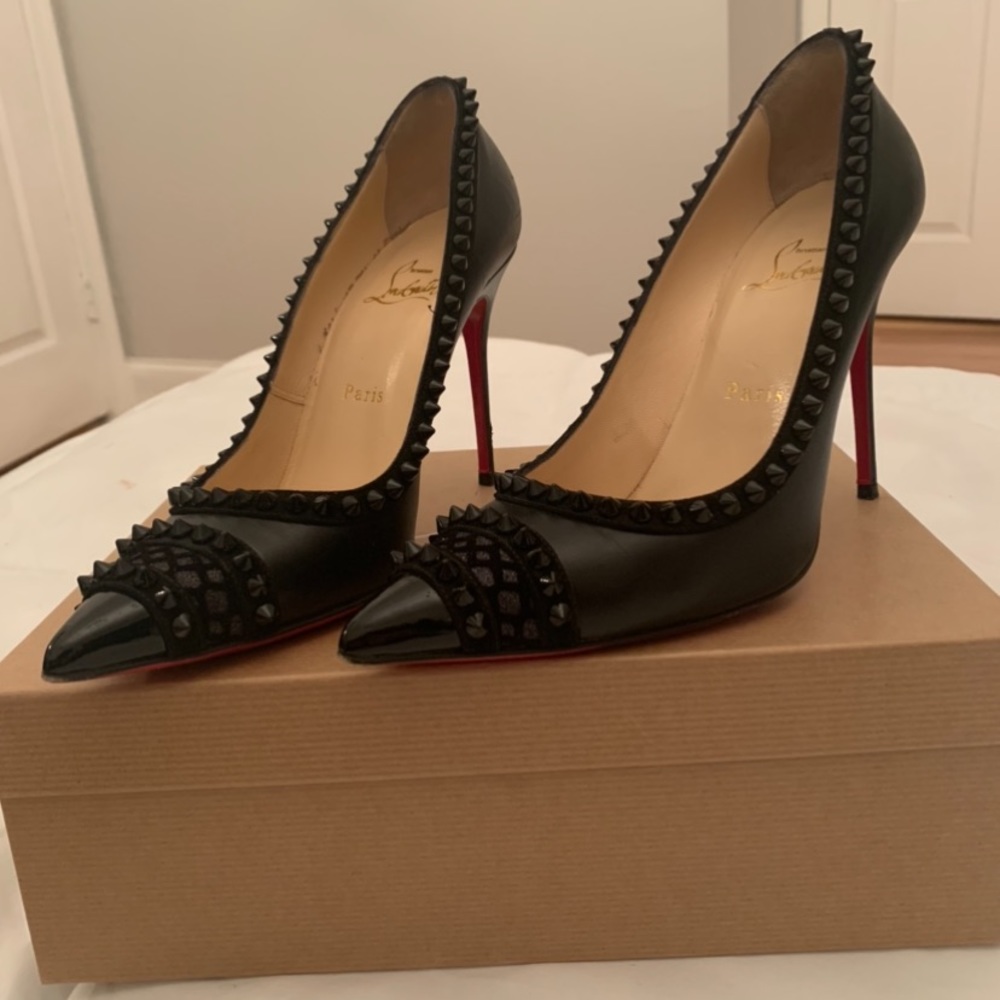 Christian Louboutin Black Malabar 100mm